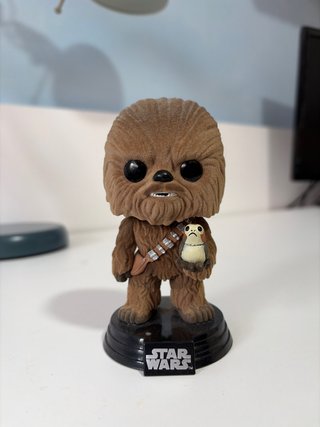 Funko Pop Chewbacca con Porg