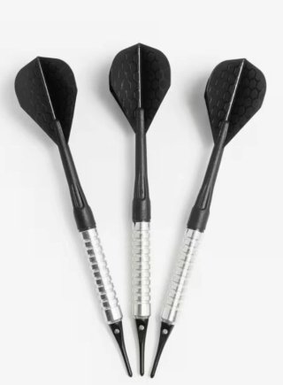 Set de 3 Dardos con Punta de Plástico