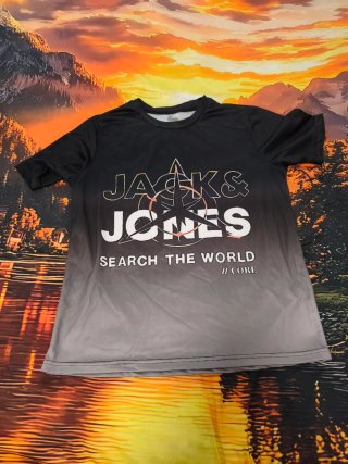 Camiseta Jack & Jones Negra Talla S