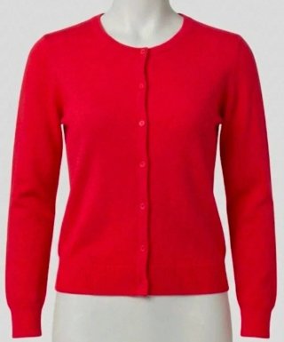 Cárdigan Rojo de Mujer Talla M