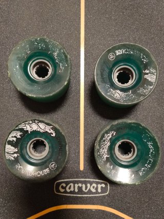 Ruedas Carver Longboard Cruiser
