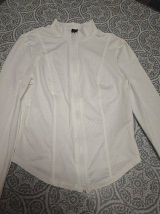 Sudadera fina blanca talla XS