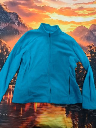 Chaqueta Polar Quechua Turquesa