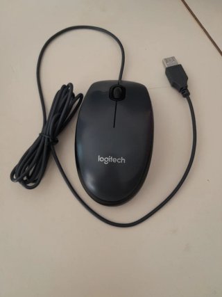 Ratón USB Logitech Negro