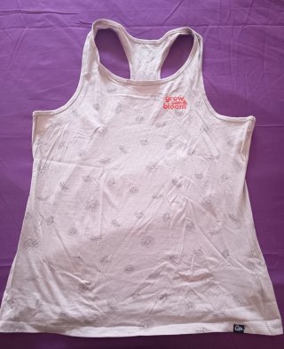 Camiseta de tirantes estampada