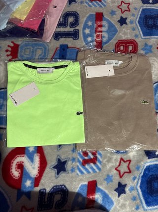 2 Camisetas Lacoste Talla S y L