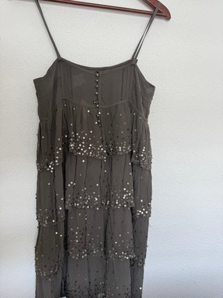 Vestido Massimo Dutti con lentejuelas
