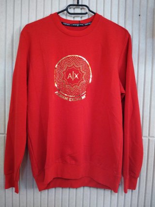 Sudadera Armani Exchange Roja Talla XL