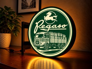 Cartel Luminoso camion  Pegaso