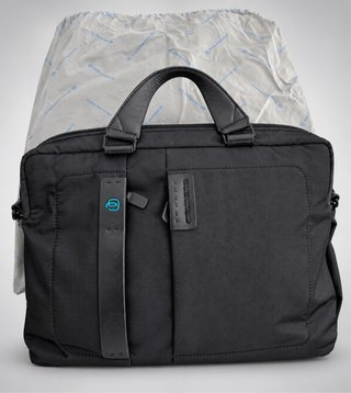 Maletín Messenger Piquadro Azul Navy