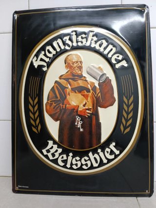 Cartel Metálico Franziskaner Weissbier