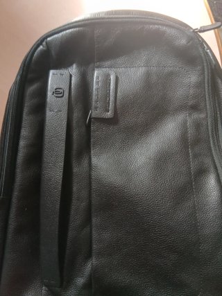 Mochila Piquadro de Piel Negra