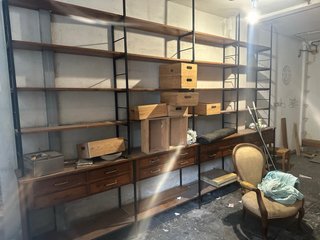Estantería Modular de Madera y Metal