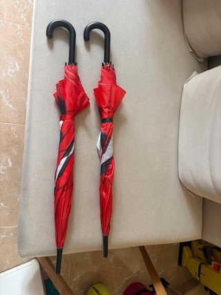 2 Paraguas de Spiderman para niño