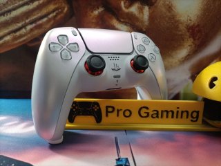 Mando PS5 Chroma Pearl + Magnéticos