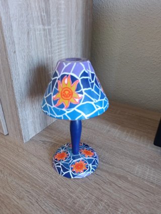 Lámpara decorativa de cristal