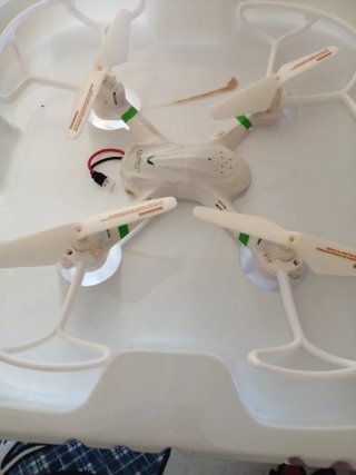 Dron Salgo Blanco