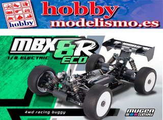 Coche RC Mugen MBX8R Eco 1/8 (OFERTA LIMITADA)