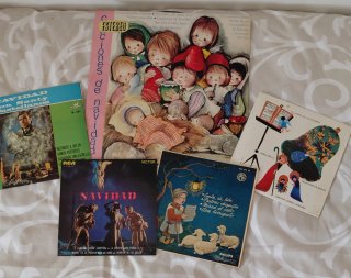 Lote de 5 Vinilos de Villancicos Navideños