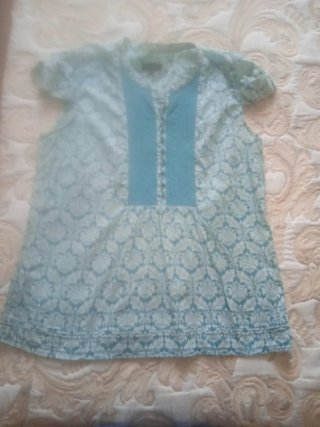 Blusón estampado verde