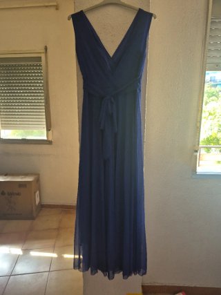 Vestido Largo Azul