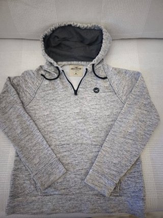 Sudadera Hollister Gris Talla M