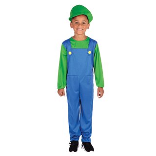 Disfraz Luigi Fontanero Verde Rubies 7-8 años