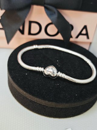 Pulsera Pandora con Cierre de Corazón