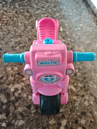 Moto correpasillos Moltó rosa (1-3 años)