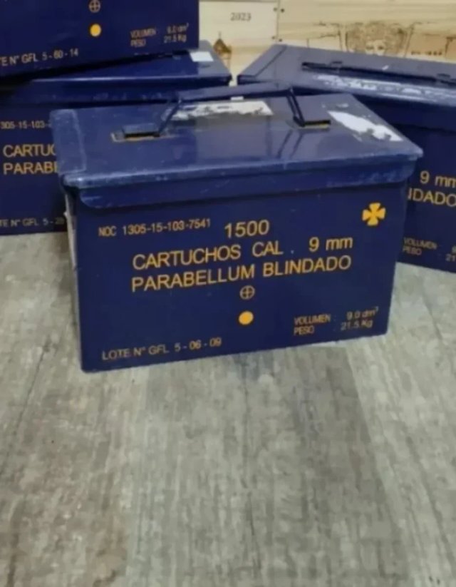 Caja Metálica Estanca Azul