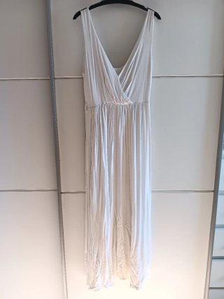 Vestido largo ibicenco blanco