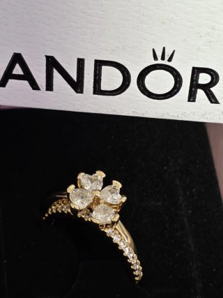 Doble Anillo Trébol Pandora