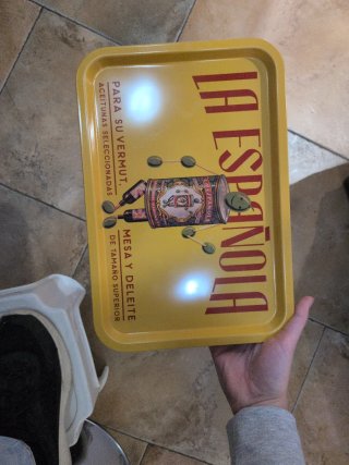 Bandeja Metálica Retro La Española