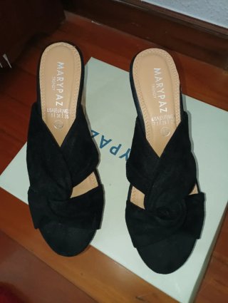Sandalias Marypaz Negras Talla 38