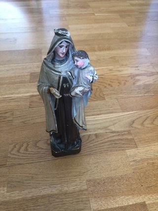 Figura de Virgen del carmen
