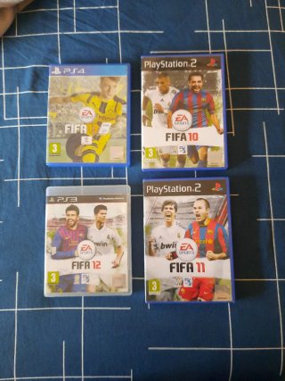 Lote 4 Juegos FIFA (PS2, PS3, PS4)