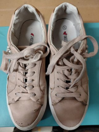 Sneakers donna Sweet Years beige n. 37 difetti