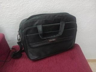Maletín para portátil negro