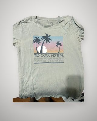 Camiseta Mad Cool Festival con cartel, talla M/L