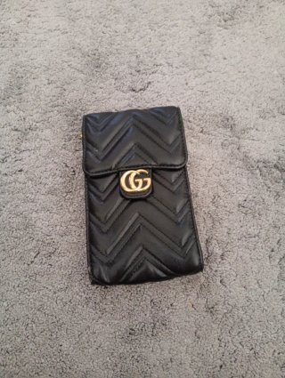 Bandolera GG Negra y Dorada