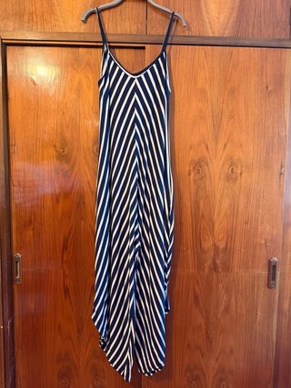 Mono Largo Rayas Estilo Harem - Talla Única