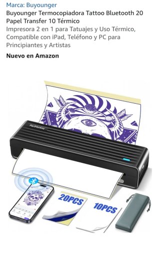 Impresora Térmica para Tatuajes Buyounger