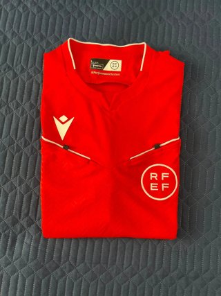 Camiseta Árbitro Macron Roja Talla L