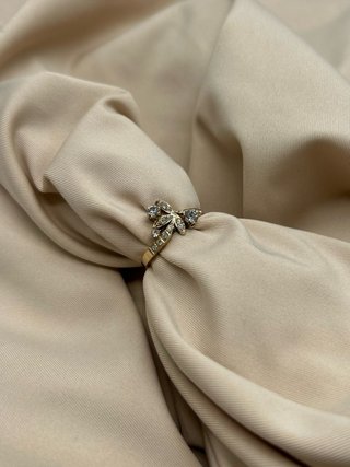ES090 - Anillo Vintage Plata Baño en Oro