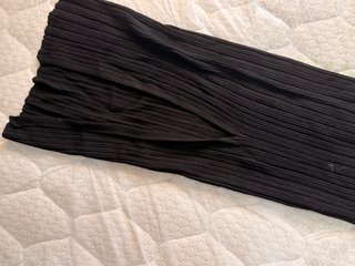 Vestido ceñido negro Bershka XS