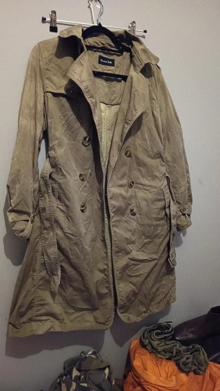 Gabardina Beige Massimo Dutti