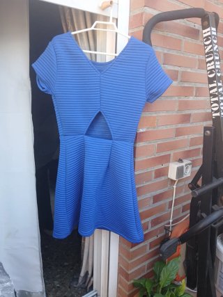 Vestido de verano azul