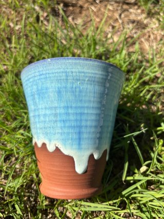 Vaso de cerámica artesanal