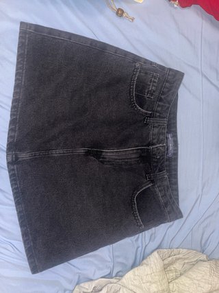Minifalda vaquera negra Pool Jeans