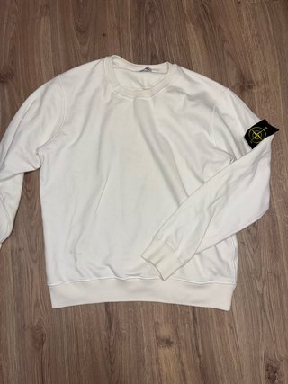 Sudadera Stone Island Blanca, solo envío